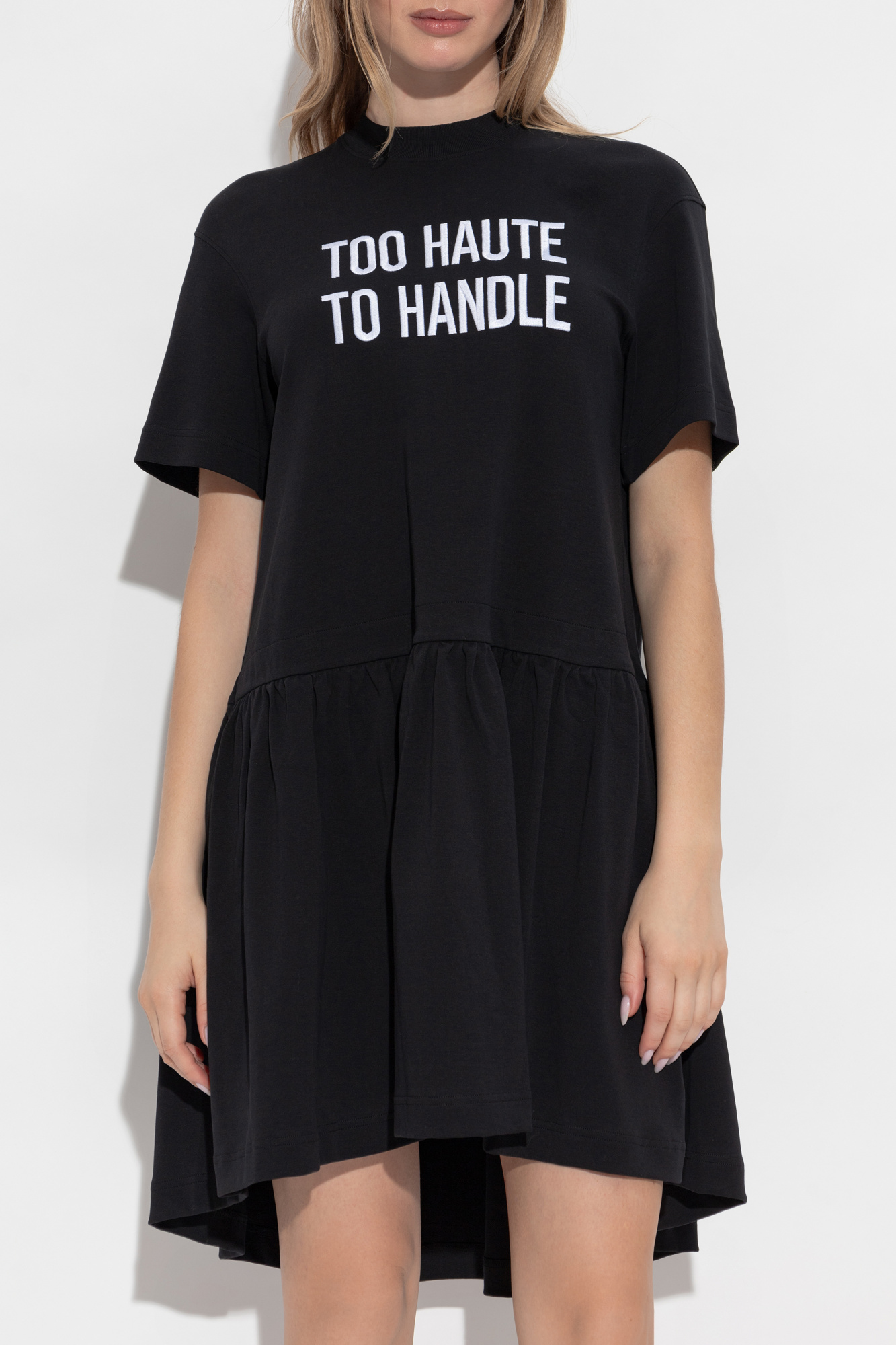 スカート MOSCHINO COUTURE Woman Skirt Black 01305519 1555 1990s Moschino Cheap & Chic Wool Crepe Mini Skirt Suit
